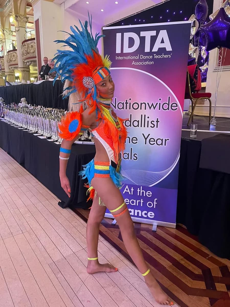 Competition floor — solo work